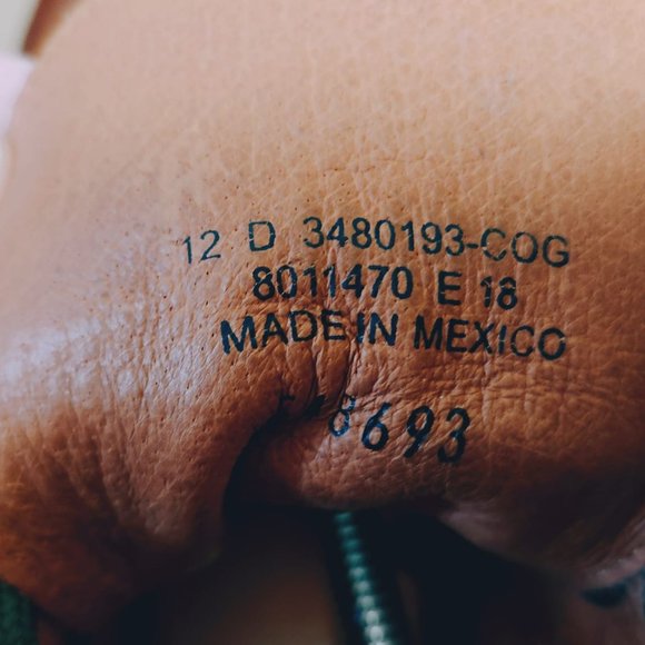 Beautiful Frye Bowery Cognac Brown Leather Ankle Lace Up Boots, size 12 - Picture 8 of 8